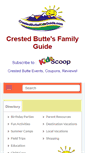 Mobile Screenshot of crestedbuttekidsguide.com